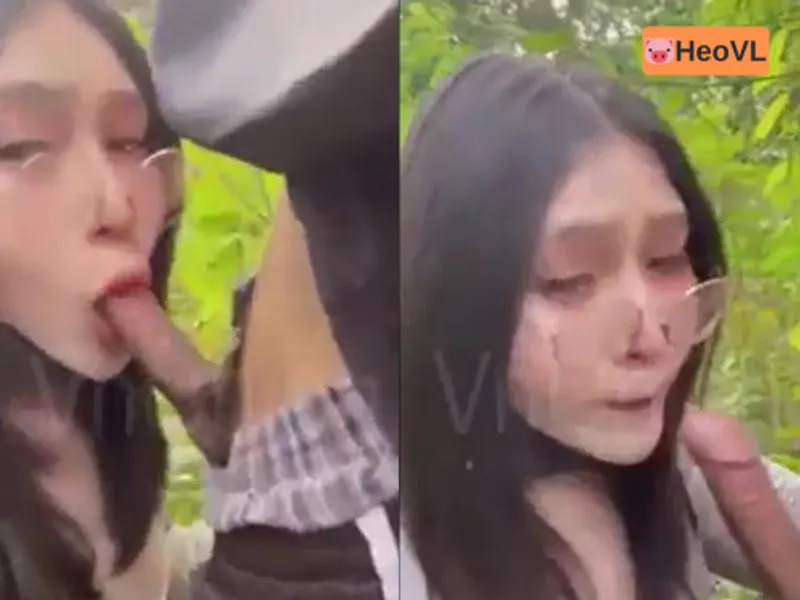 đi dã ngoại tiện địt em gái ở trong rừng
